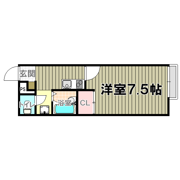 ＪＲ加古川線 滝駅 徒歩5分 2階建 築17年の間取り写真