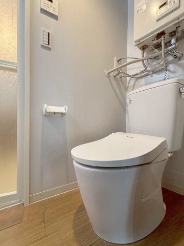 トイレ　ゆったりとした空間のトイレです