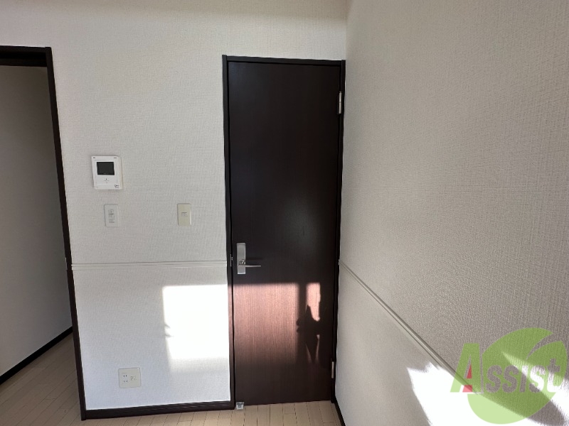 収納　洋室のクローゼット。広さは十分そうです。