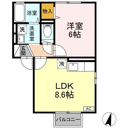 ウィルモアＫｊの間取り