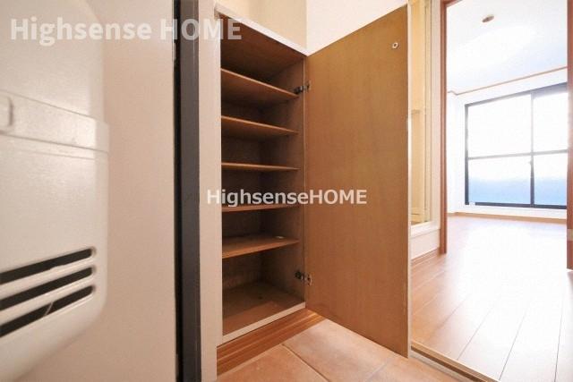 収納　たっぷりとした収納スペースです