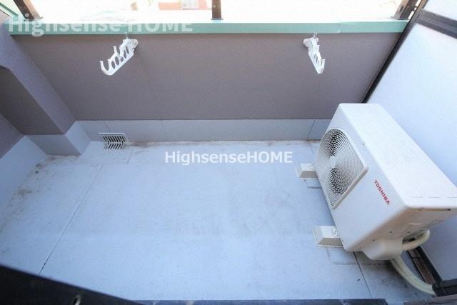 バルコニー　広々としたバルコニーです