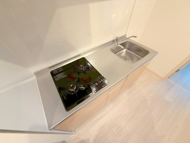 キッチン　作業のしやすい広めのキッチンです。