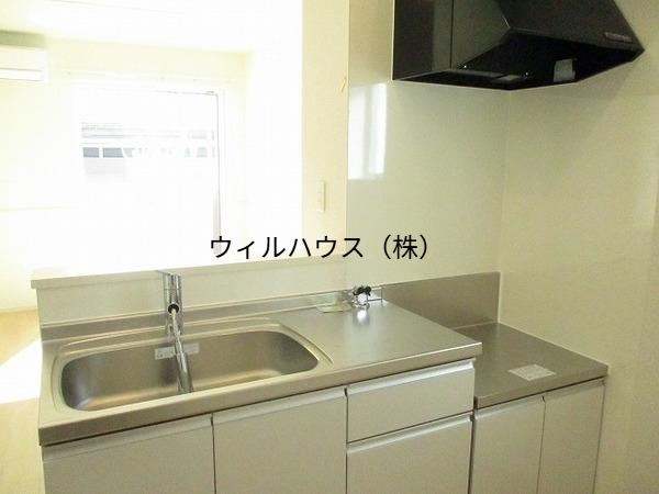 キッチン　ガスコンロ設置可！