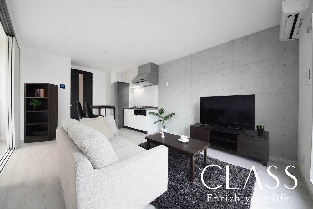 居室・リビング　現物の内装写真です。