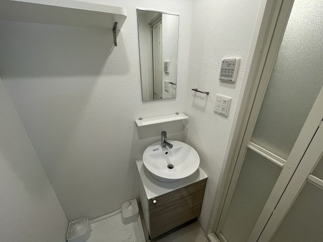 洗面設備　コンパクトで使いやすい洗面所