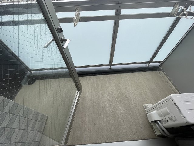 バルコニー　落ち着いた時間を過ごせるバルコニーです