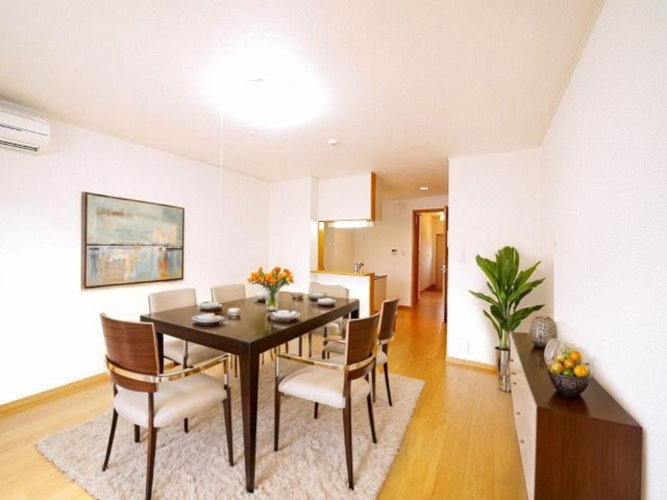 居室・リビング　CGで家具等を配置したもので家具等は含まれません