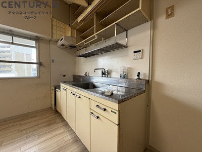 キッチン　ガスコンロ設置可能なキッチンです！