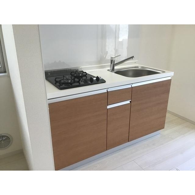 キッチン　2口コンロ付き