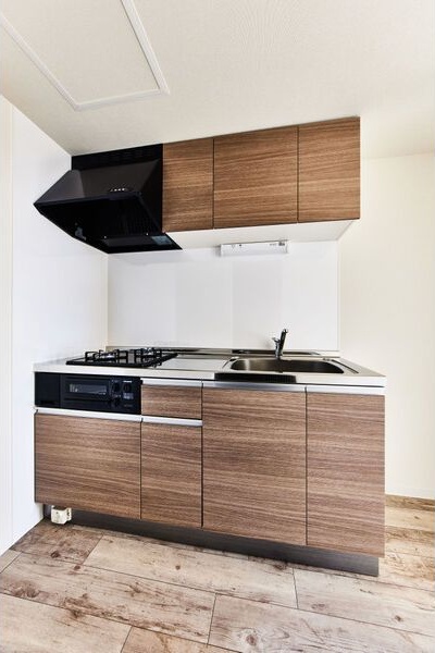 キッチン　嬉しいシステムキッチン付きです♪コンロを買わなくてもOK♪