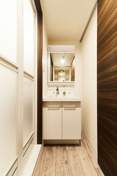 洗面設備　シャンドレはもはや必須アイテムですね♪