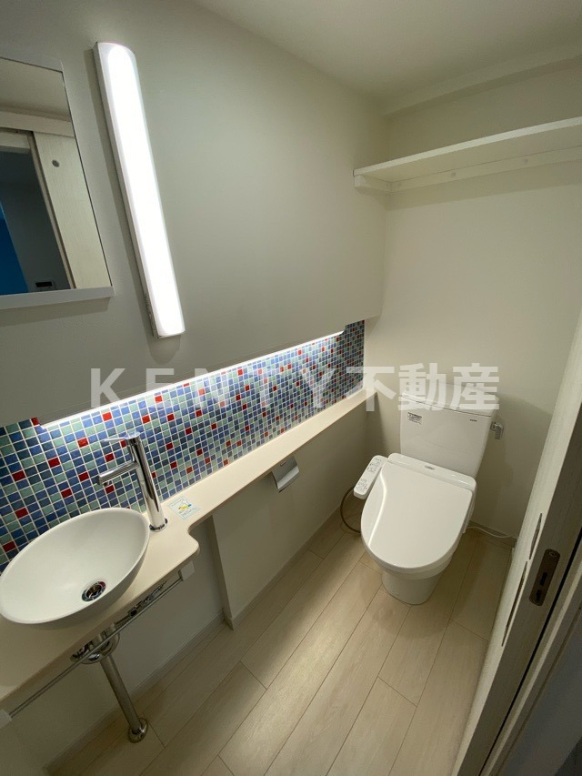 トイレ　ゆったりとした空間のトイレです