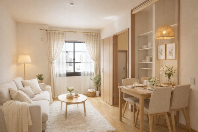 居室・リビング　※生成AIで作成したイメージ画像です※