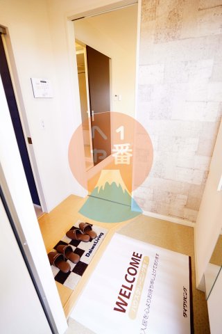 玄関　ゆったりとした玄関です