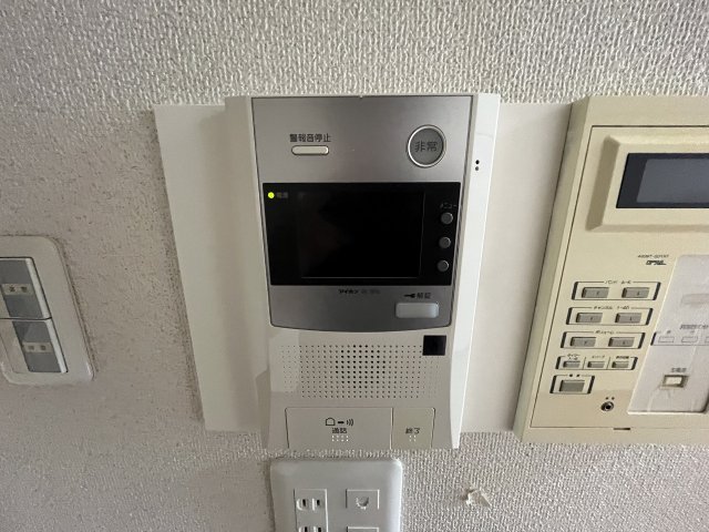 セキュリティ　モニター付きです