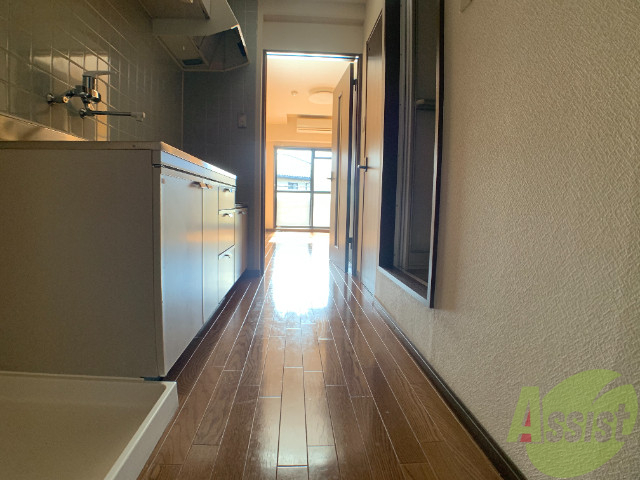 玄関　玄関からの風景です。広々としていいですね。