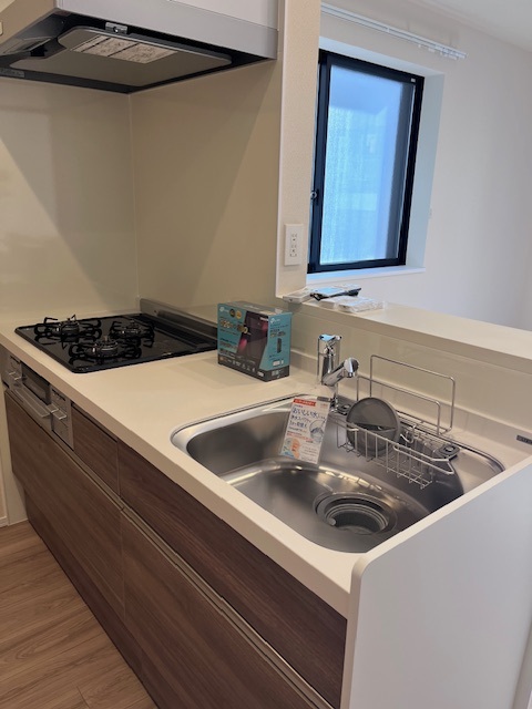 キッチン　対面キッチンで会話しながらお料理出来る♪