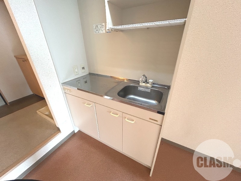 キッチン　ガスコンロ設置可♪