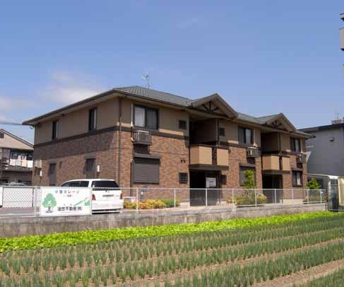 建物外観　大手ハウスメーカーのハイツが募集です。