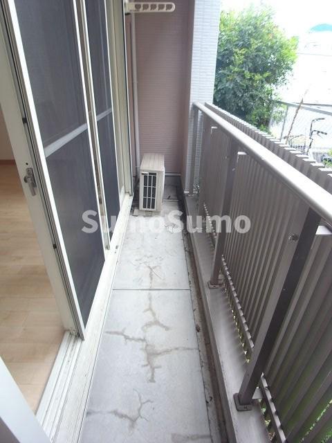 バルコニー　落ち着いた時間を過ごせるバルコニーです