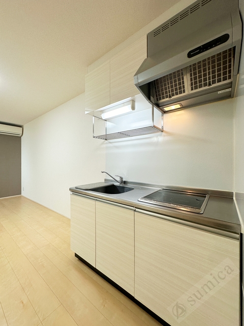 キッチン　２口システムキッチンでお料理楽しく♪♪