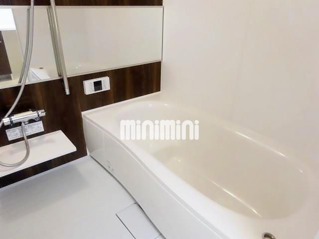 バス・シャワールーム　ゆったり足を伸ばせる一坪タイプの浴室です。