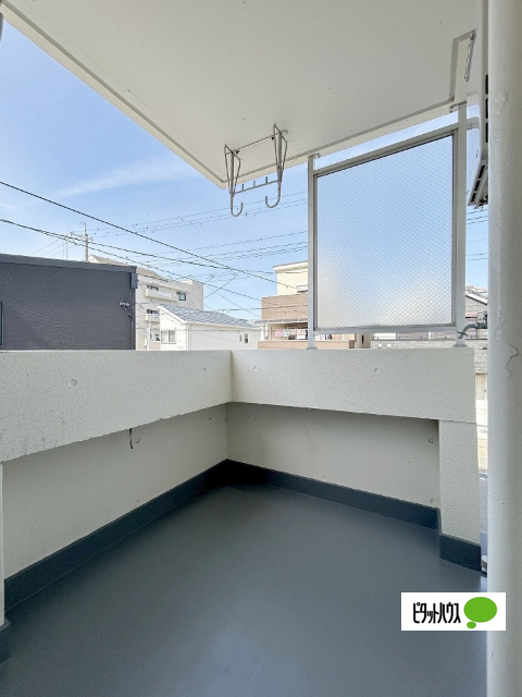 バルコニー　広々