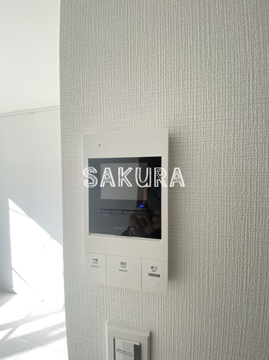 セキュリティ　安心のモニター付きインターフォン♪