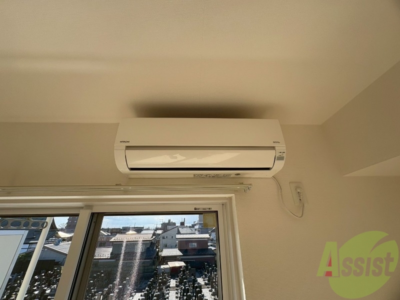 その他設備　エアコンも設置されております。快適に過ごせそうですね。