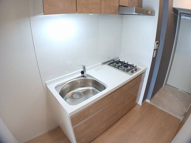 キッチン　システムキッチン2口ガスコンロ