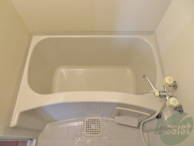 バス・シャワールーム　お風呂はシンプルです。十分な広さがございます