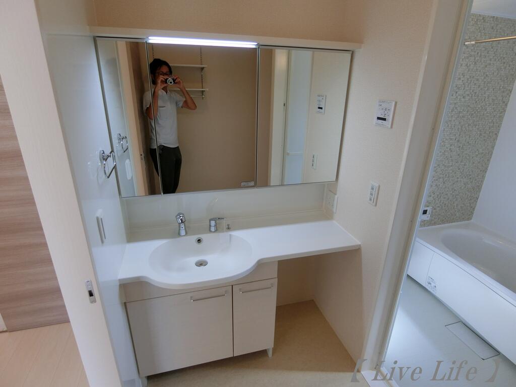 洗面設備　清潔感のある洗面台★