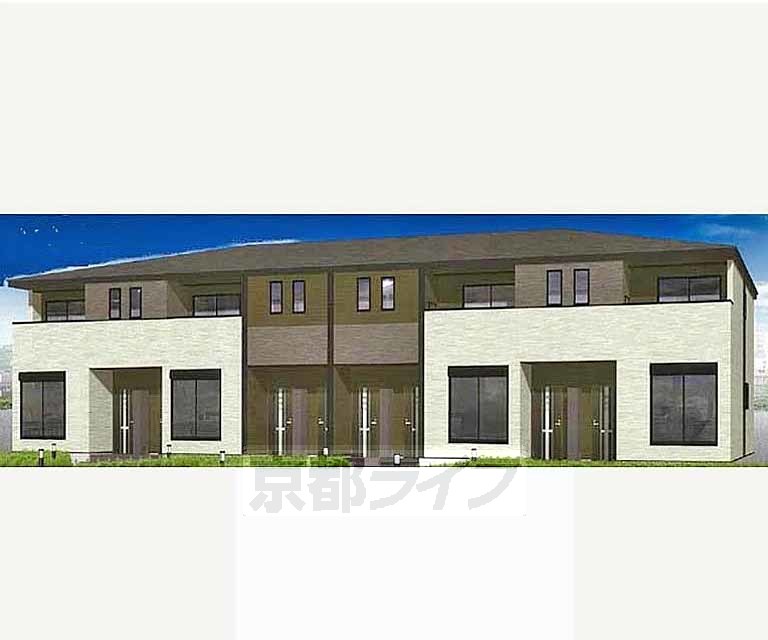 建物外観　予想図、・完成予想図