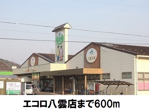 スーパー　エコロ八雲店（スーパー）まで600m