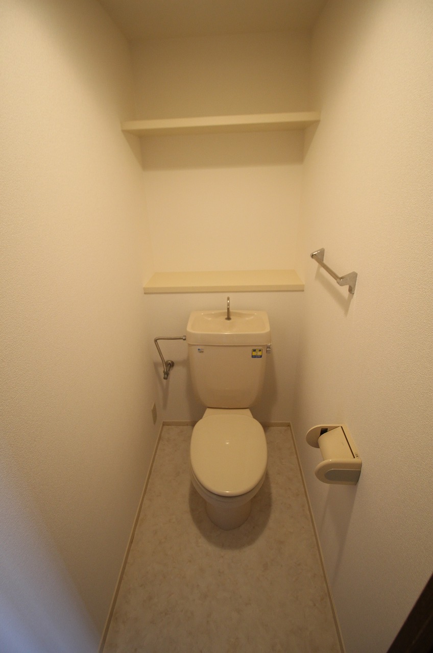 トイレ　同物件、別の部屋の写真です