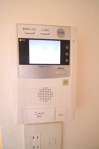 セキュリティ　来客時はこちらで確認できます