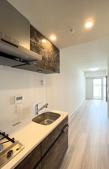 キッチン　2口ガスコンロ付き