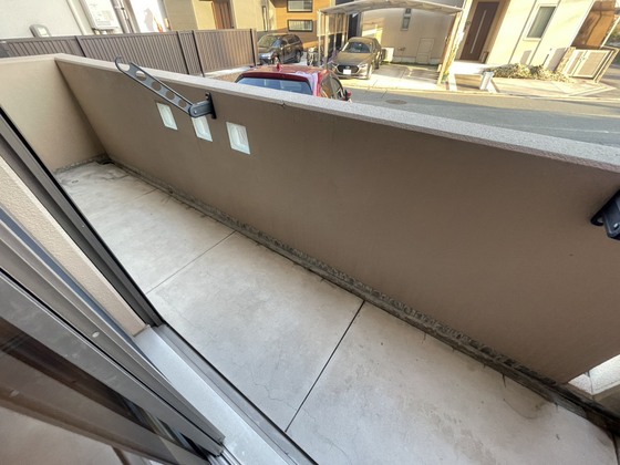 バルコニー　※別部屋の写真です