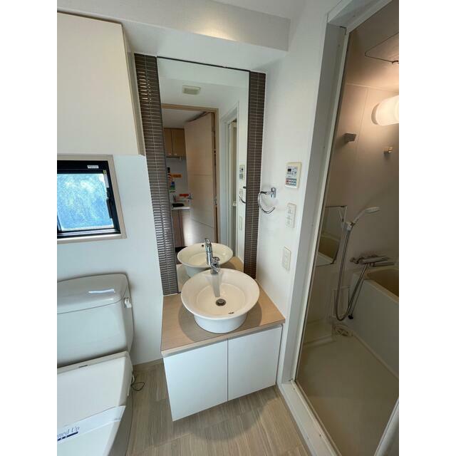 洗面設備　独立洗面台です