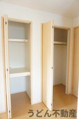 収納　うどん県のお部屋探しはうどん不動産へ うどんちゃんとLINE