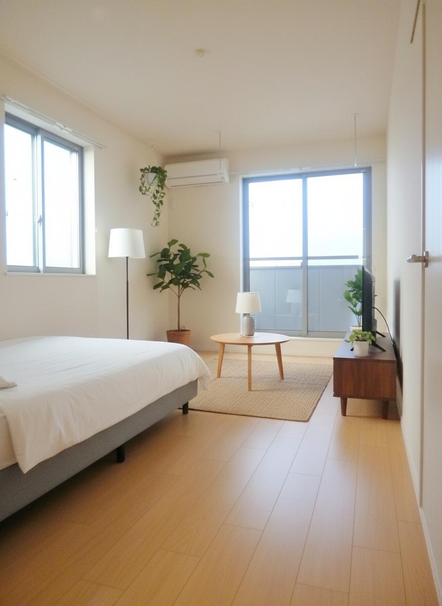 居室・リビング　CG家具の為、実際に家具の設置はありません