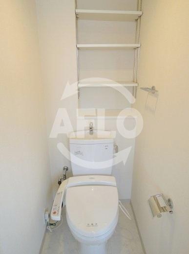 トイレ　南堀江アパートメントグランデ　ウォシュレット