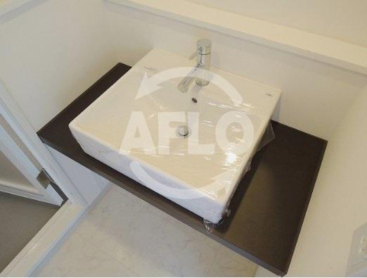 洗面設備　南堀江アパートメントグランデ　独立洗面台