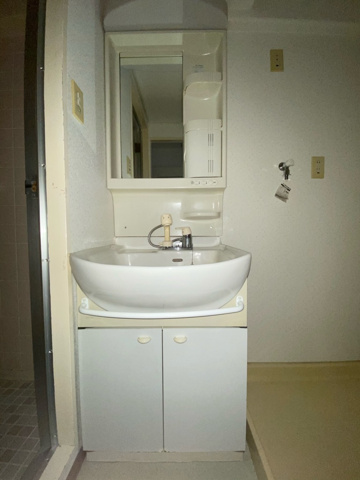洗面設備　独立洗面台！