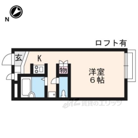 レオパレスガイア守山の間取り写真