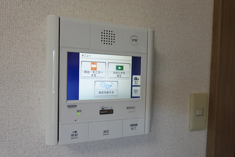 セキュリティ　オートロック連動インターホン