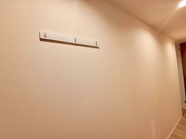 その他　玄関にコート掛けあり