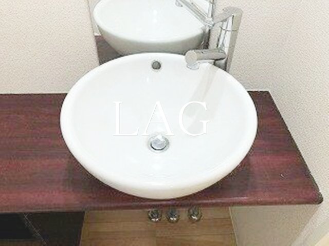 洗面設備　洗面台です。