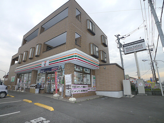コンビニ　セブンイレブン 越谷恩間新田店（コンビニ）まで489m